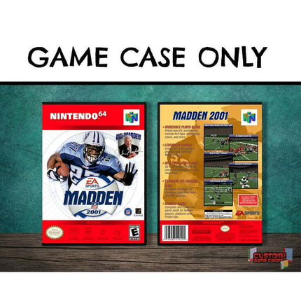 Madden 2001 | (N64DG-V) Nintendo 64 - Game Case Only - No Game