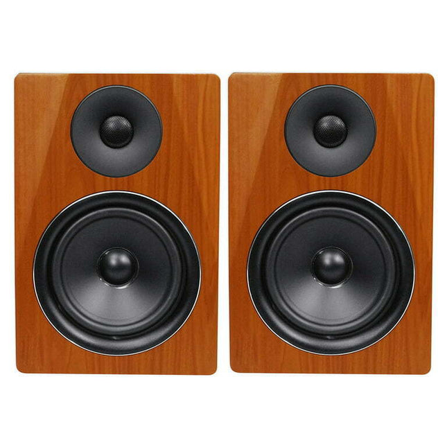 (2) Rockville DPM6C Dual Powered 6.5" 420 Watt Active Studio Monitor Speakers