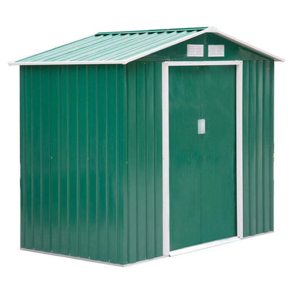 Outsunny Steel Outdoor Shed Organizer and Garden Storage Shed