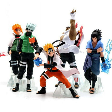 Pack of 5 Naruto Figures Anime Action Figures Birthday Gifts Home Decoration