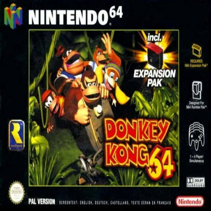 N64 Game Cartridges DONCKEY KONG for N64,US Version