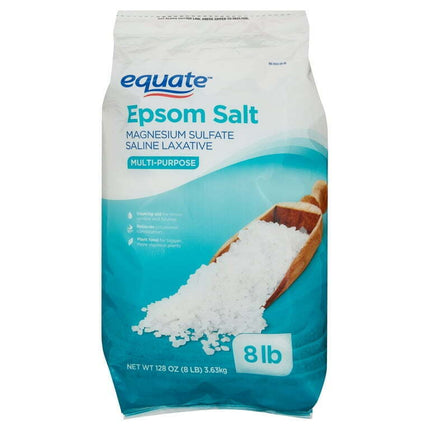 Equate Epsom Salt, Magnesium Sulfate, 128oz (8lb), Scent Free