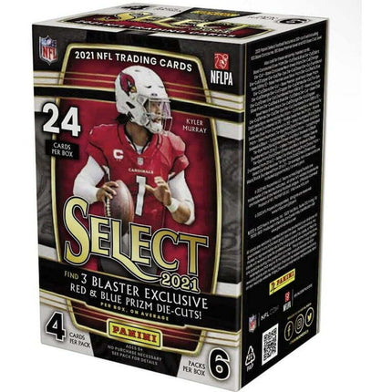 Panini 2021 NFL Trading Cards, 24 Pieces - Exclusive Red & Blue Prizm Die-Cuts