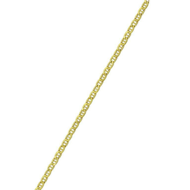 Brilliance Fine Jewelry 10K Yellow Gold Mariner Chain Necklace, 20"