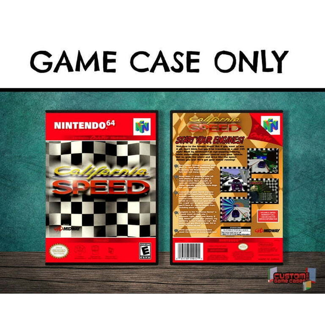 California Speed | (N64DG-V) Nintendo 64 - Game Case Only - No Game