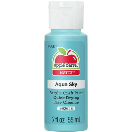 Apple Barrel Acrylic Craft Paint, Matte Finish, Aqua Sky, 2 fl oz