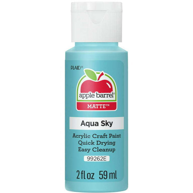 Apple Barrel Acrylic Craft Paint, Matte Finish, Aqua Sky, 2 fl oz