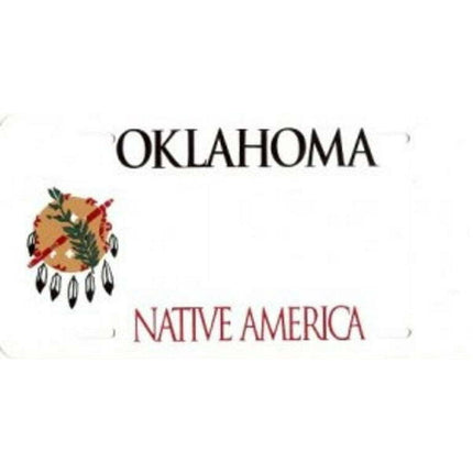 Design It Yourself Custom Oklahoma Plate #2. Free Personalization on Plate