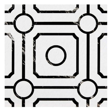Achim Retro 12x12 Self Adhesive Vinyl Floor Tile - Carrera - 20 Tiles/20 sq. ft.