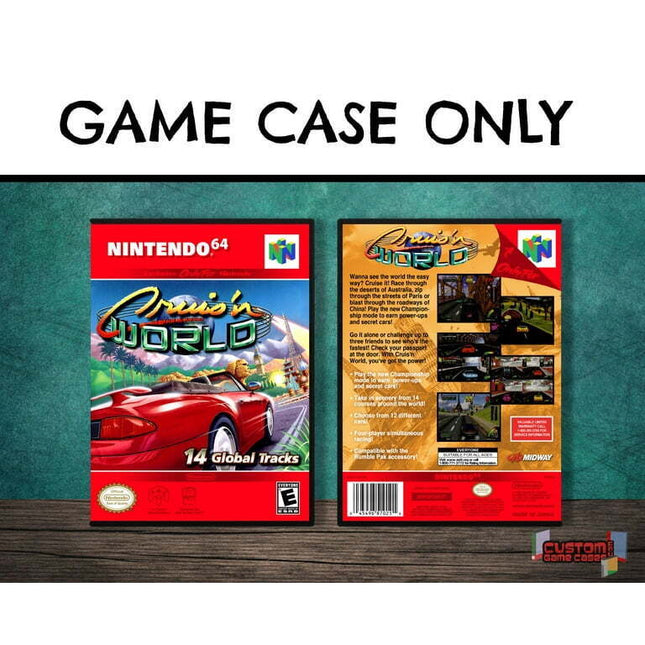 Cruis'n World | (N64DG-V) Nintendo 64 - Game Case Only - No Game