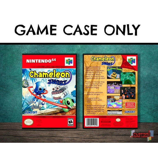 Chameleon Twist | (N64DG-V) Nintendo 64 - Game Case Only - No Game