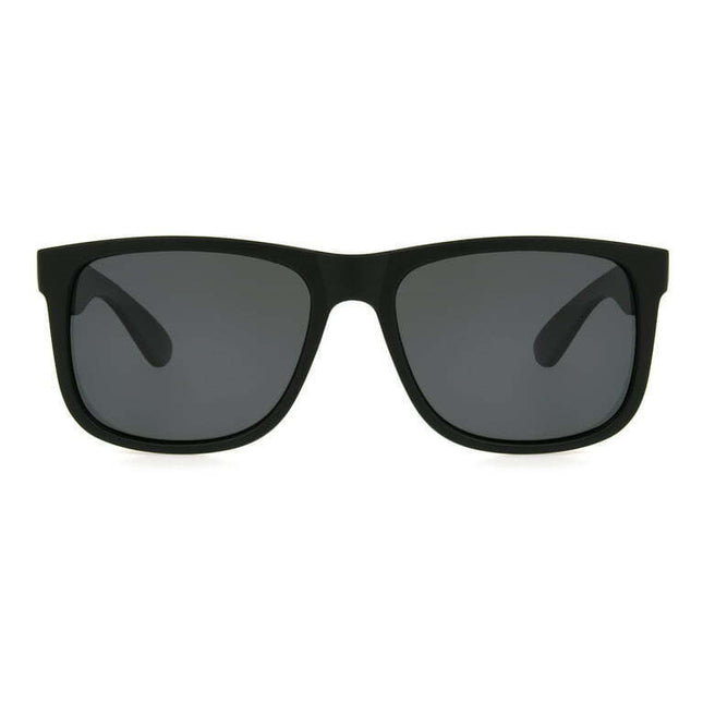 Foster Grant Mens Deep Dish Way Black Sunglasses