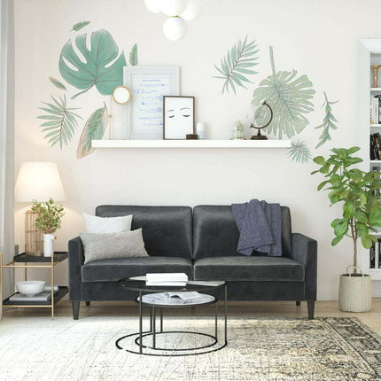Mr. Kate Winston Sofa with Pocket Coils, Dark Gray Velvet