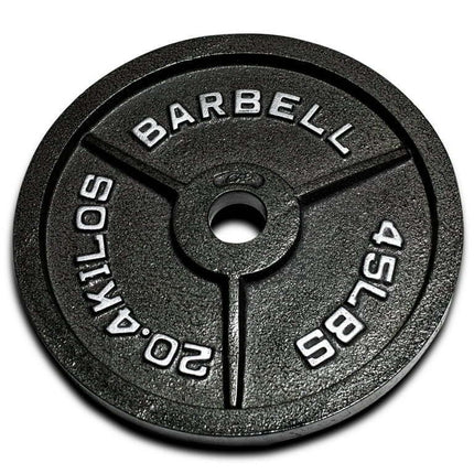 CAP Barbell, 45lb Olympic Cast Iron Weight Plate, Single