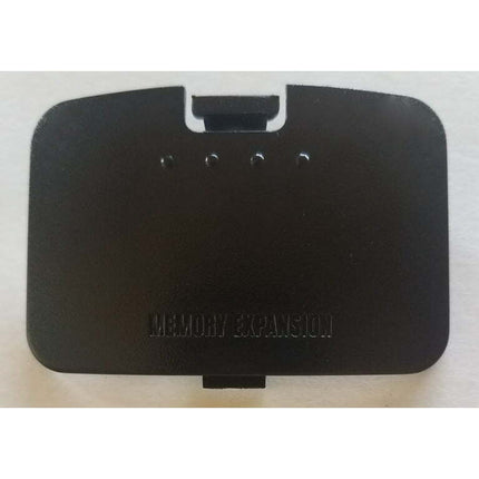 Black Replacement Expansion Jumper Pack Cover Lid for the Nintendo 64 (N64)