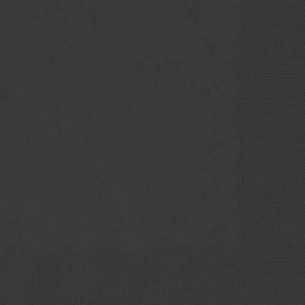 Way to Celebrate! Black Paper Luncheon Napkins, 6.5in, 24ct