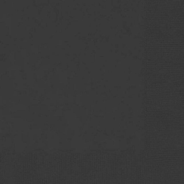 Way to Celebrate! Black Paper Luncheon Napkins, 6.5in, 24ct