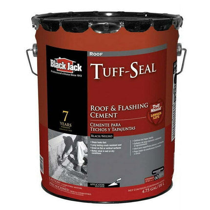 APOC Tuff-Seal Gloss Black Asphalt Roof & Flashing Cement 5 gal