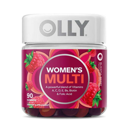 OLLY Women's Multivitamin Gummy, Health & Immune Support, Berry, 90 Ct
