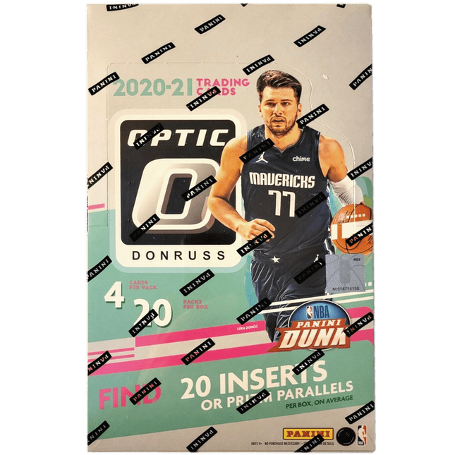 20-21 Panini Donruss Optic Basketball Retail Box Trading Cards Trading Cards