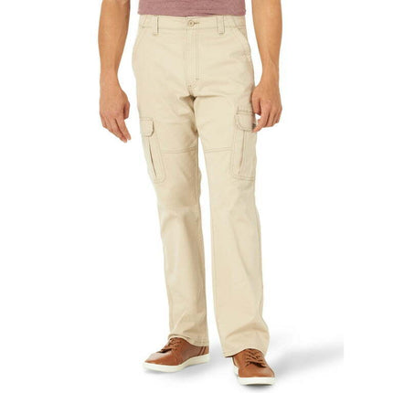 Wrangler Men's and Big Men's Relaxed Fit Cargo Pants With Stretch