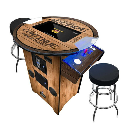 Creative Arcades 2 Player Tall Pub Table Arcade 60 Games 24" LCD