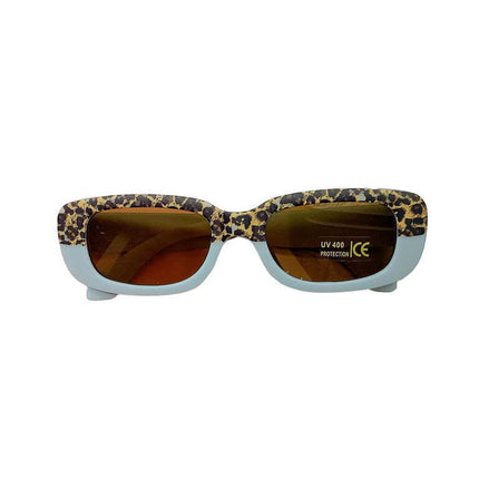 Canis Children's Sunglasses Retro Leopard Print Contrast Color Anti-UV Eyewear