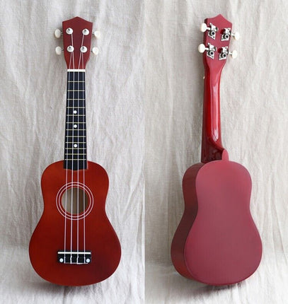 Kids Children's Dark Brown Guitar Smooth Finish Playable Quality Quick to Ship