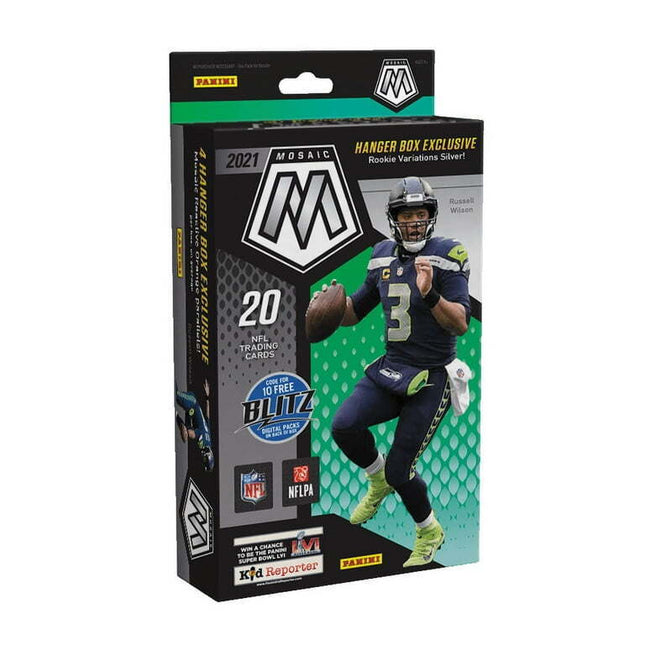 21 Panini Mosaic Football Hanger Box Trading Cards