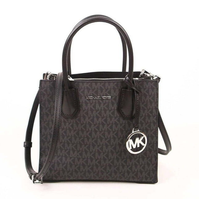 Michael Kors Medium Mercer 35T1SM9M2B Messenger Bag In Black