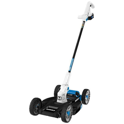 HART 20-Volt 12-inch Cordless Trim Mower Kit, (1) 4.0Ah Lithium-Ion Battery