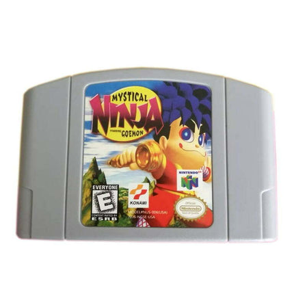 N64 Game Mystical Ninja Starring Goemon Games Cartridge for 64 N64 Console US