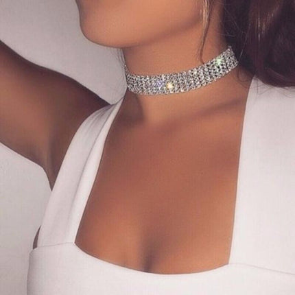 Neck Choker Ladies Stunning Adjustable High Quality Perfection Ships Quick