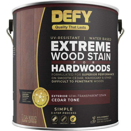 DEFY Deck Stain for Hardwoods Cedar Tone gal