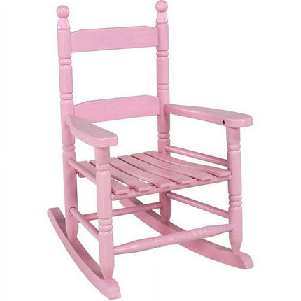 Jack Post Children's Indoor-Outdoor Hardwood Rocker in Pink Gloss Finish