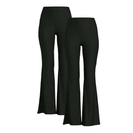 No Boundaries Juniors Flare Pants, 2-Pack, 32" Inseam, Sizes S-3XL