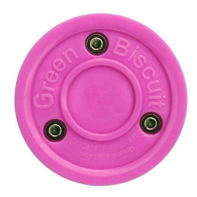 Green Biscuit Hockey Training Puck, Blush