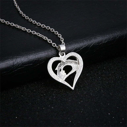 Tejiojio Mother's Day Gifts Finish Mom Baby Necklace Mom Day Gift