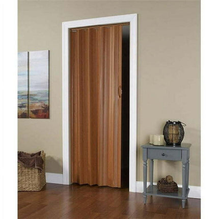 48 x 96 in. Via Fruitwood Vinyl Folding Door