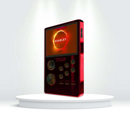 TRDR Pocket II Video Games Console with A.I. - Red