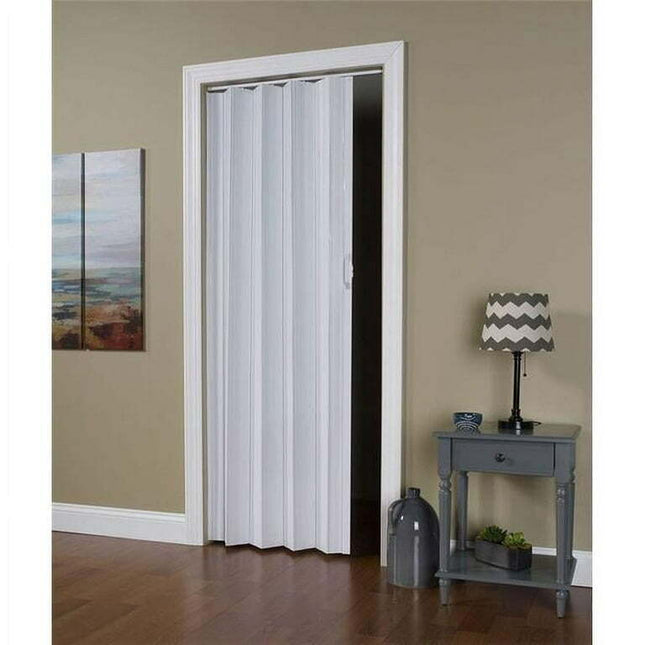 48 x 80 in. Via White Vinyl Folding Door