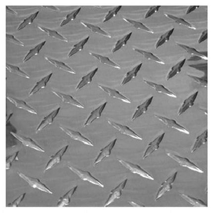 Boltmaster 11249 24 x 24 in. Aluminum Mill Finish Tread Plate