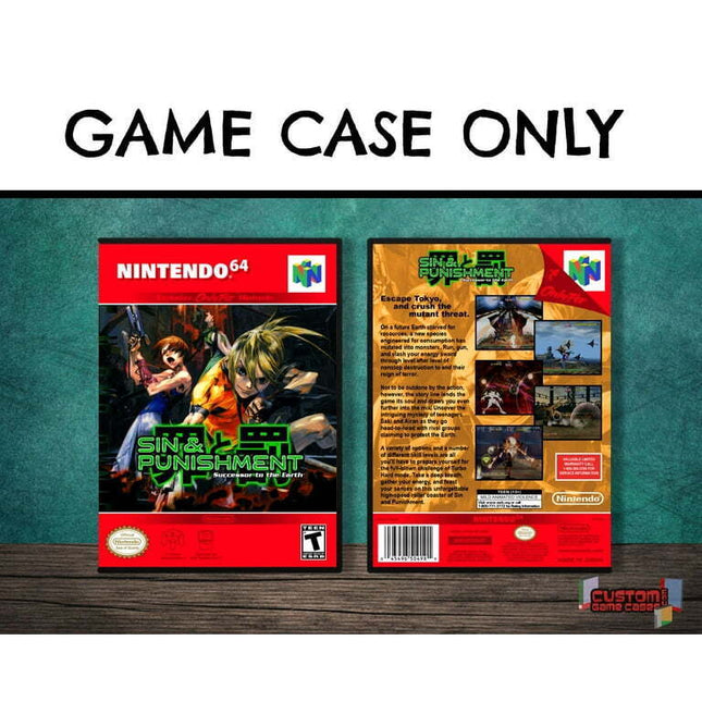 Sin & Punishment | (N64DG-V) Nintendo 64 - Game Case Only - No Game