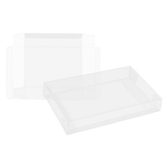 5Pcs N64 SNES Game Box Protectors for Super N 64 STRONG 0.5mm Plastic Case