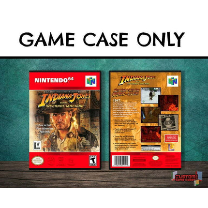 Indiana Jones | (N64DG-V) Nintendo 64 - Game Case