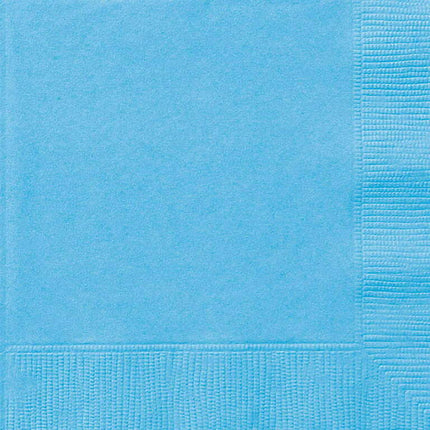 Way to Celebrate! Light Blue Paper Luncheon Napkins, 6.5in, 24ct