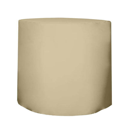 Ultimate Textile 30-Inch Round Fitted Polyester Cocktail Table Cover 42"H