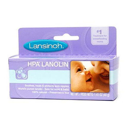 Lansinoh Hpa Lanolin Nipple Cream For Breastfeeding Mothers - 1.41 Oz, 6 Pack