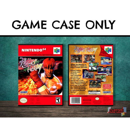 Fighter's Destiny | (N64DG-V) Nintendo 64 - Game Case Only - No Game