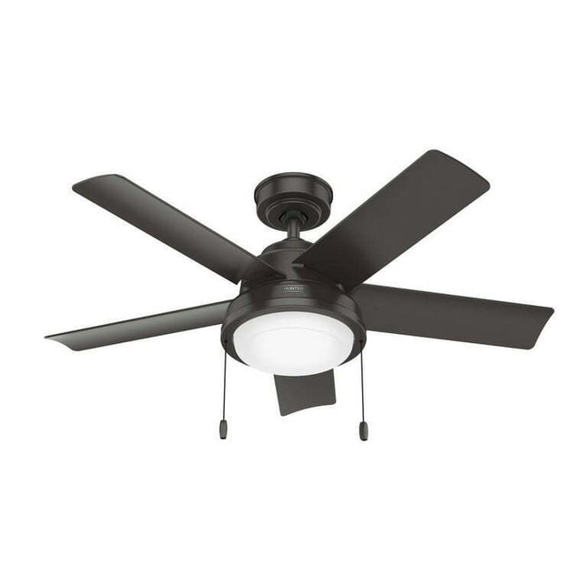 Hunter Fans - Seawall - 5 Blade Ceiling Fan with Light Kit and Pull Chain In